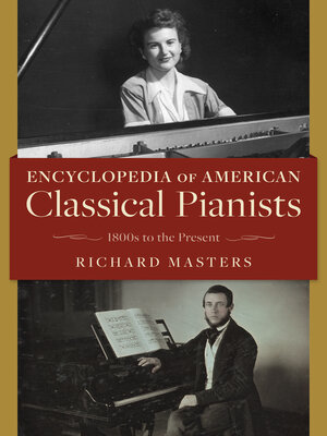 cover image of Encyclopedia of American Classical Pianists